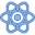 React-Logo für eigene Webentwicklung mit React und Next.js